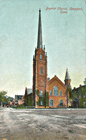 postcard of Stamford Baptist Church