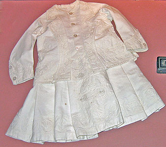 boy's jacket and skirt, circa 1890