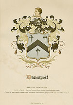 Davenport Coat of Arms, click here for larger image
