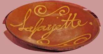 Lafayette commemorative plate