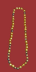 gold baby bead necklace
