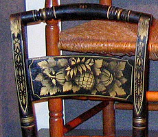 Hitchcock Child's Side Chair, detail