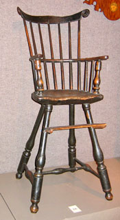 Child's High-Back Windsor High Chair