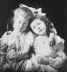 Helen Wardwell and cousin Margaret