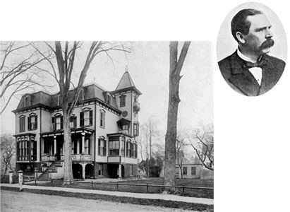 Home of William W. Gillespie, 65 Washington Avenue, insert: William Gillespie