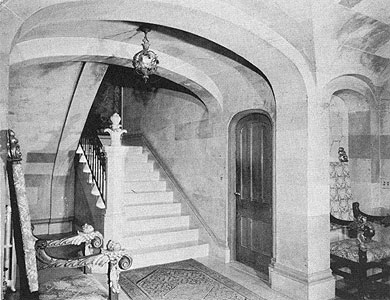 Marion Castle on Shippan Point, Entrance Hall, c. 1920
