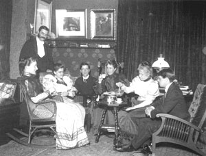 social gathering at the Schuyler Merritt home, 1893
