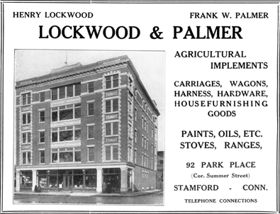 Lockwood & Palmer advertisement, 1912