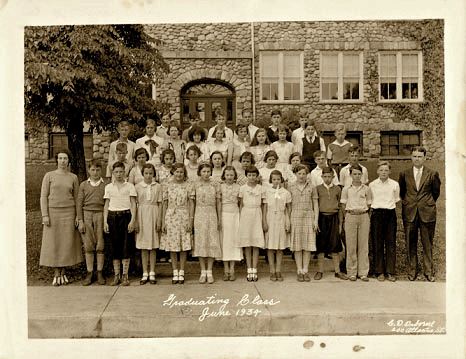 Willard School Graduating Class, June 1934
