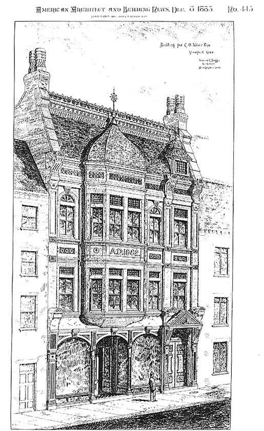 Archictural rendering of planned C.O. Miller store
