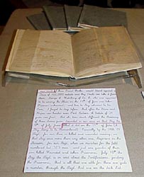Noah Webster Hoyt's diaries, click here for record group 16