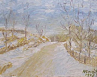 Painting: "Murky Winter" 1945