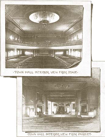 photos of the main hall on the third floor, from the book, click here for enlarged views