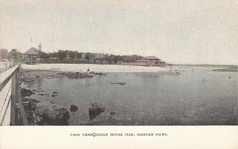 undated postcard, view form Ocean House pier.