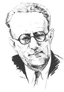 sketch of Michael Boyle from a photo