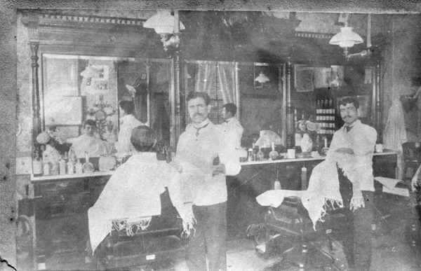 Joseph DeVito's 'Sanitary Barbershop' 1907