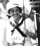 Flora May Downing, circa 15, out for a sail