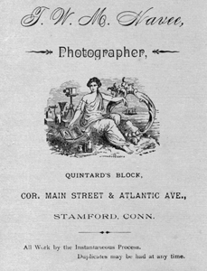 photographer's ad on back of photos