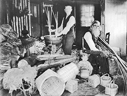 Rezo Waters in his workshop, circa 1900