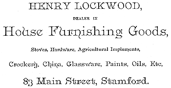 Ad for Henry Lockwood business, 1892